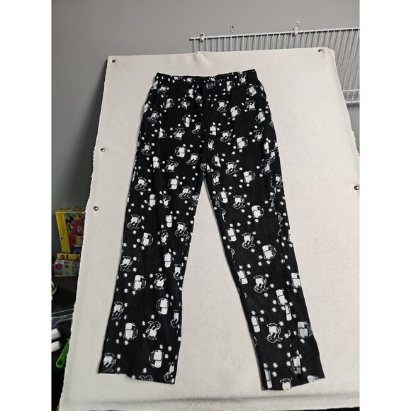 Lucky Brand Other - Lucky Brand Mens Black Penguin Soft Fleece Lounge Pajamas Pants Large